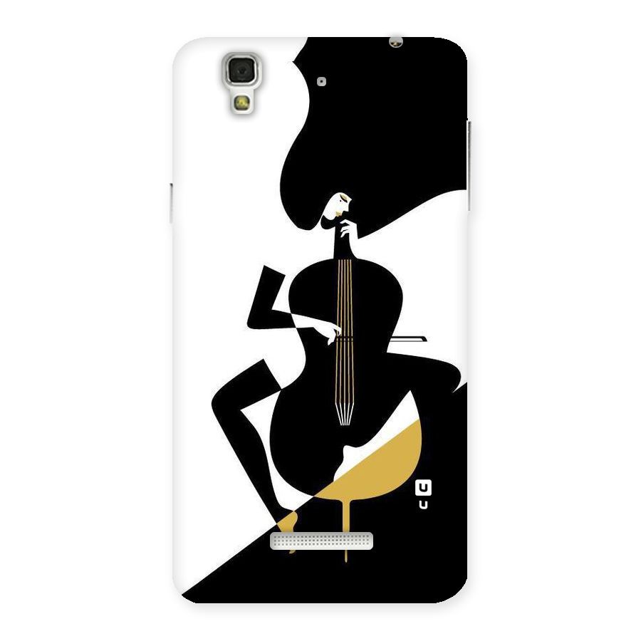 Guitar Women Back Case for YU Yureka Plus