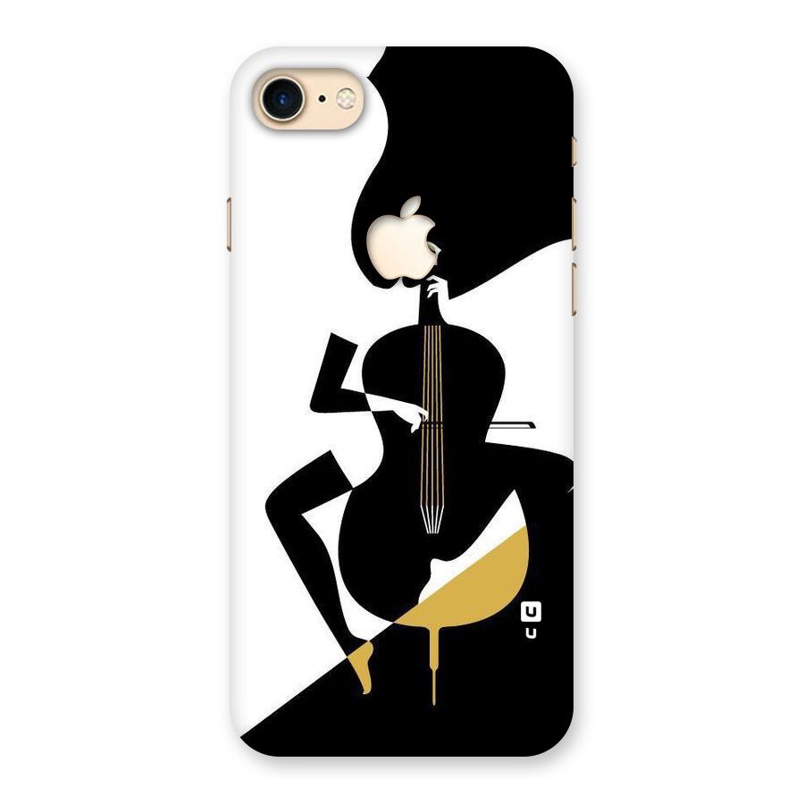 Guitar Women Back Case for iPhone 7 Apple Cut