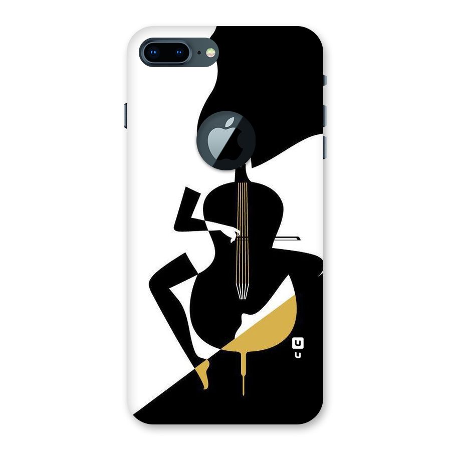 Guitar Women Back Case for iPhone 7 Plus Logo Cut