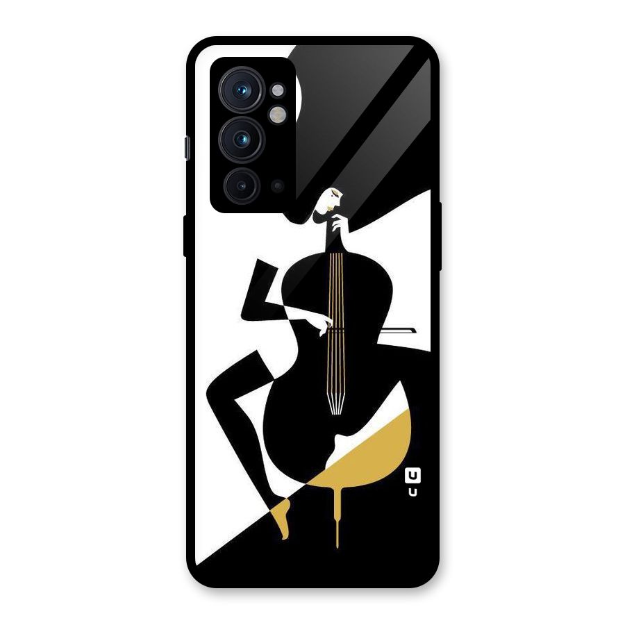 Guitar Women Glass Back Case for OnePlus 9RT 5G