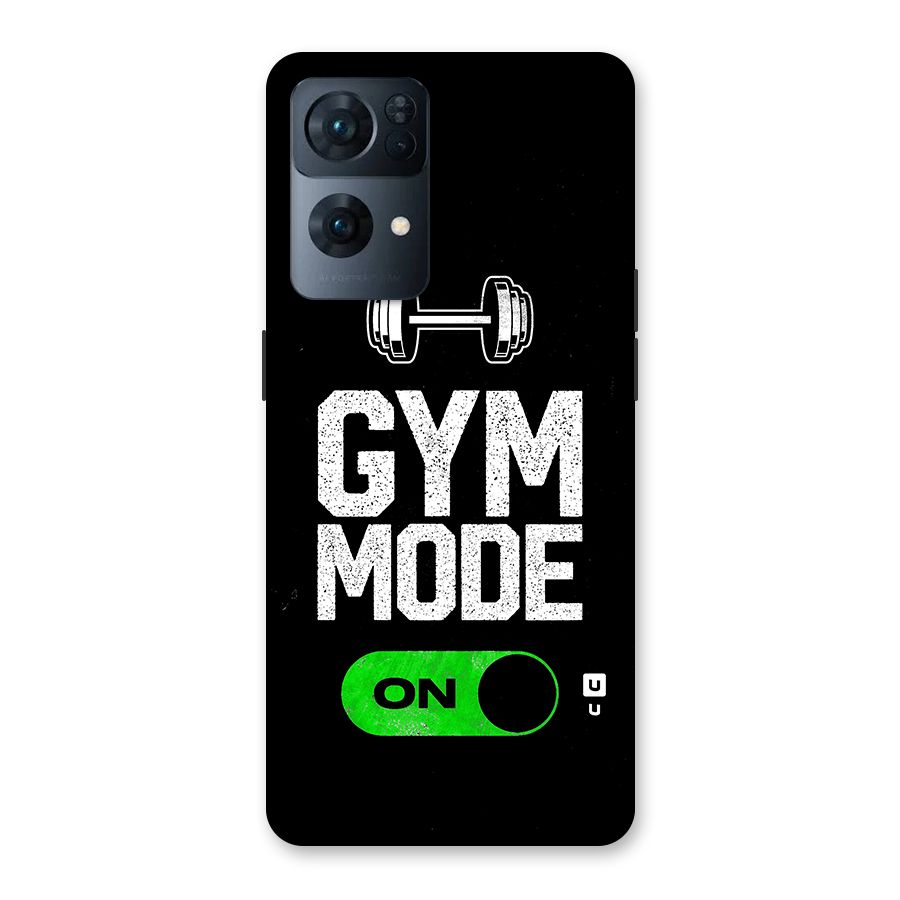 Gym Mode On Back Case for Oppo Reno7 Pro 5G