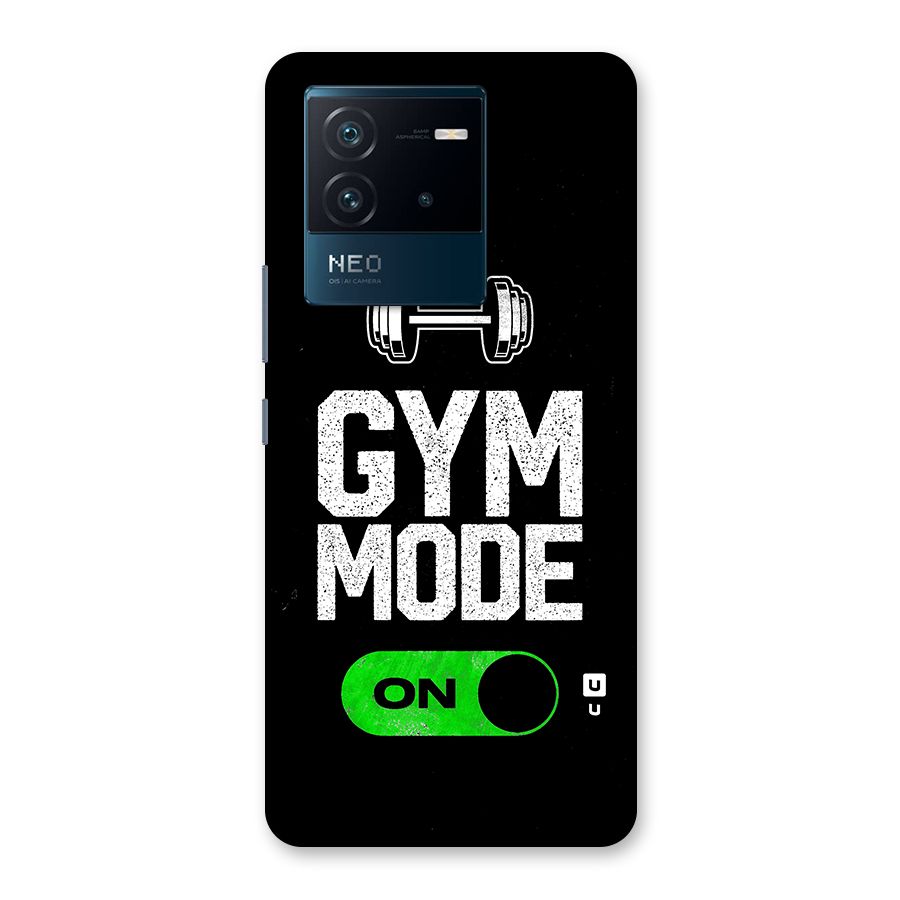 Gym Mode On Back Case for Vivo iQOO Neo 6 5G