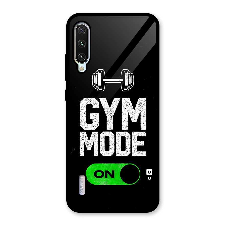 Gym Mode On Glass Back Case for Mi A3