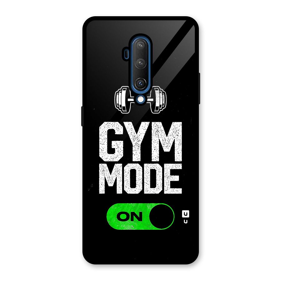 Gym Mode On Glass Back Case for OnePlus 7T Pro