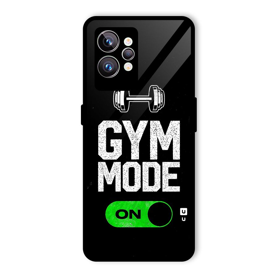 Gym Mode On Glass Back Case for Realme GT2 Pro