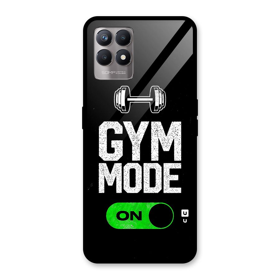 Gym Mode On Glass Back Case for Realme Narzo 50