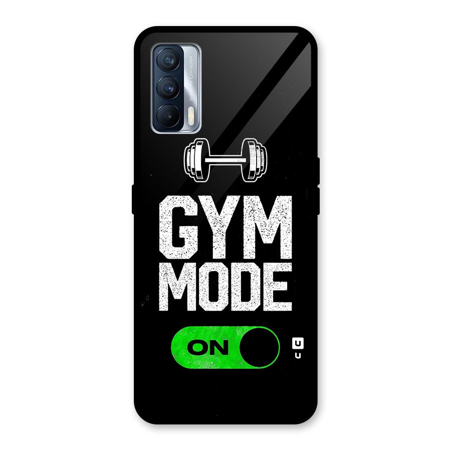 Gym Mode On Glass Back Case for Realme X7