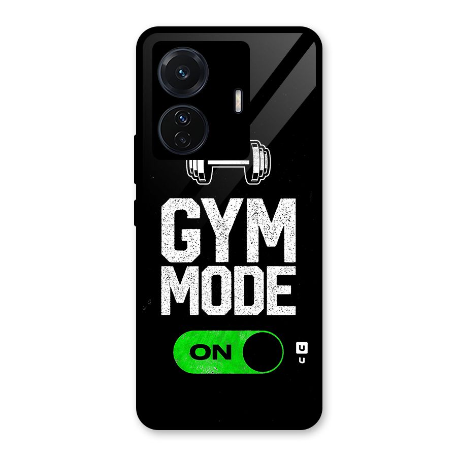 Gym Mode On Glass Back Case for Vivo T1 Pro
