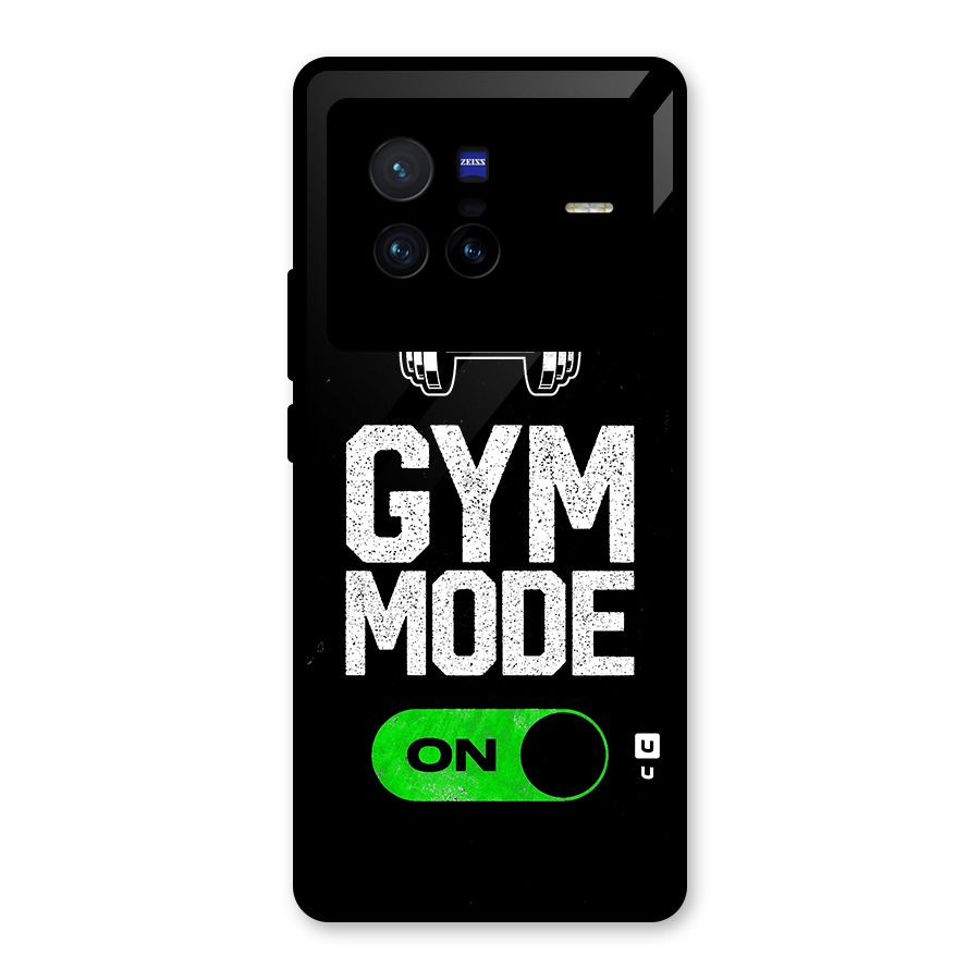 Gym Mode On Glass Back Case for Vivo X80