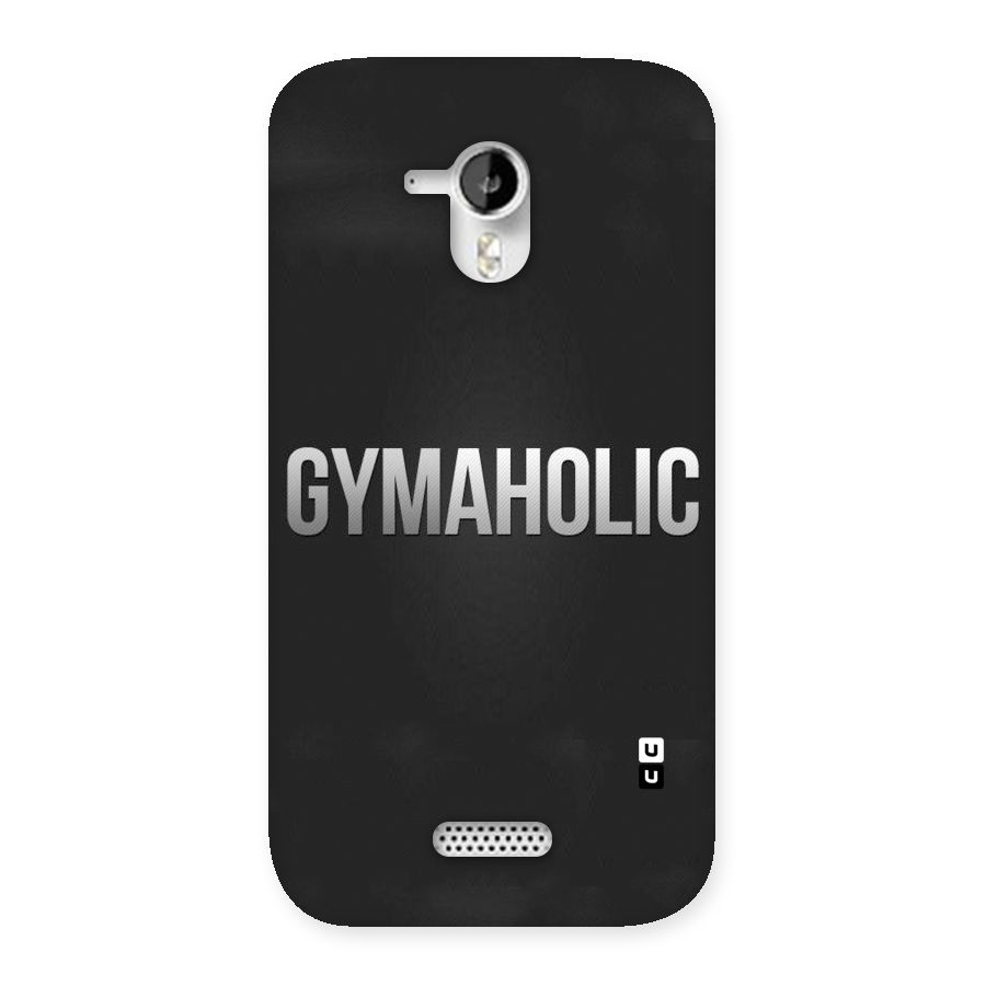 Gymaholic Back Case for Micromax Canvas HD A116