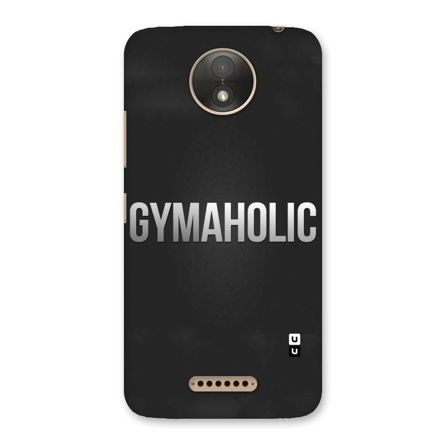 Gymaholic Back Case for Moto C Plus