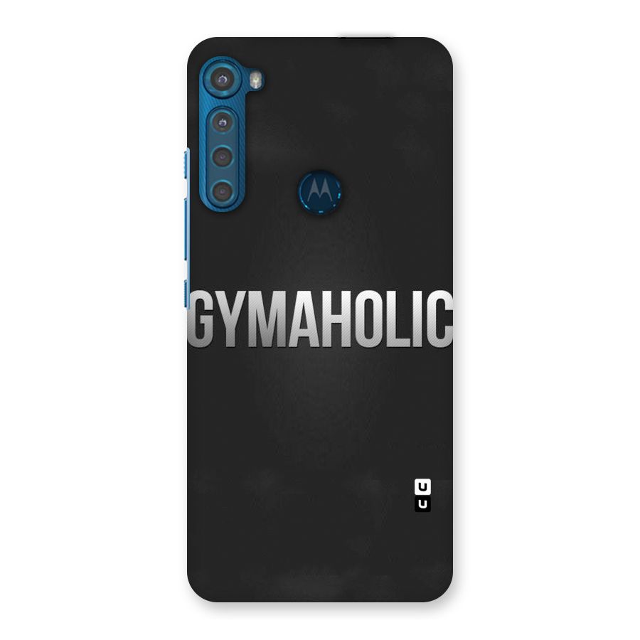 Gymaholic Back Case for Motorola One Fusion Plus