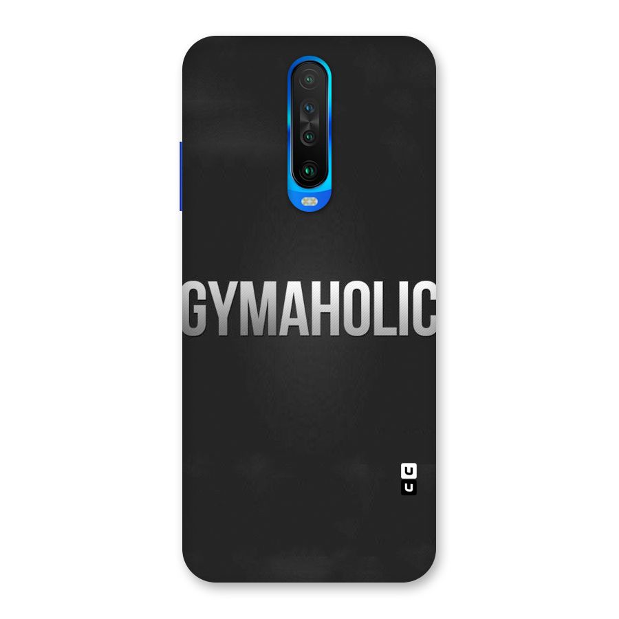 Gymaholic Back Case for Poco X2