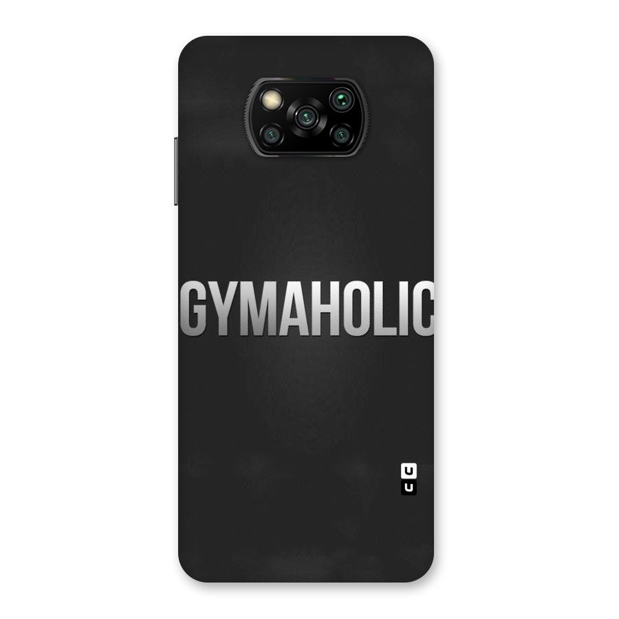 Gymaholic Back Case for Poco X3