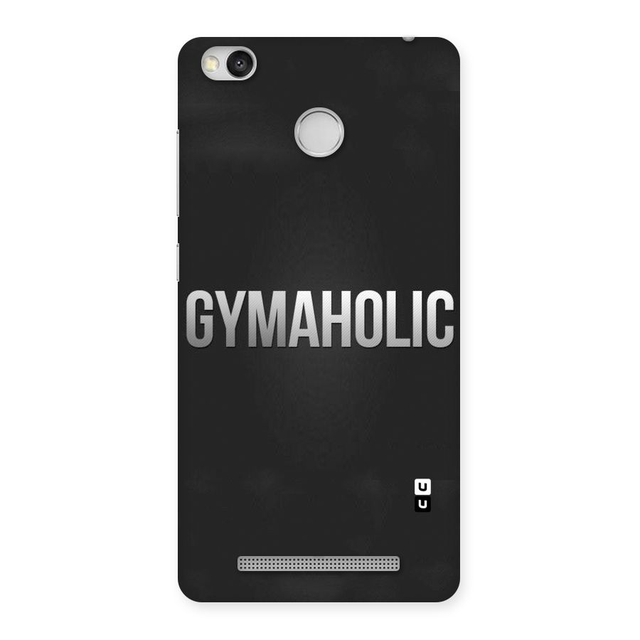 Gymaholic Back Case for Redmi 3S Prime