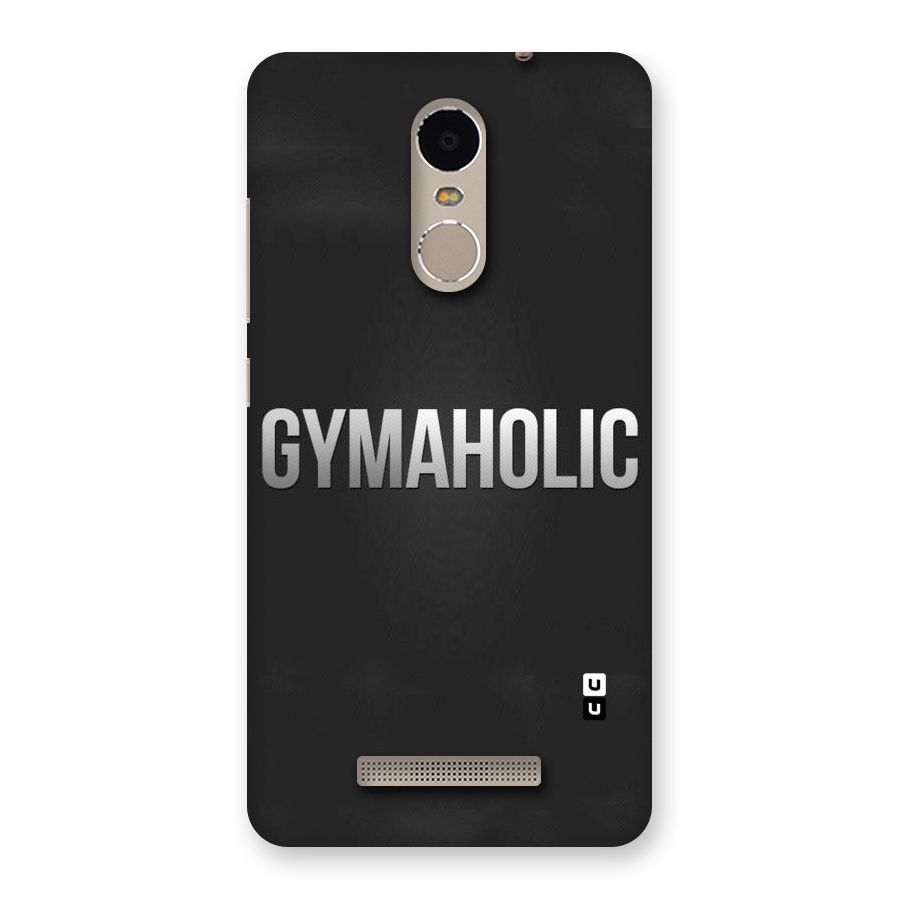 Gymaholic Back Case for Xiaomi Redmi Note 3