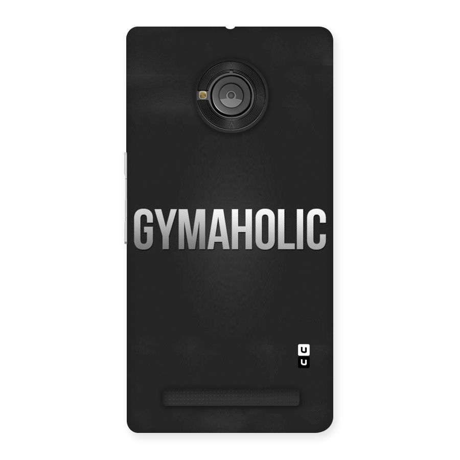 Gymaholic Back Case for Yu Yunique