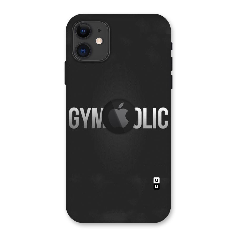 Gymaholic Back Case for iPhone 11 Logo Cut