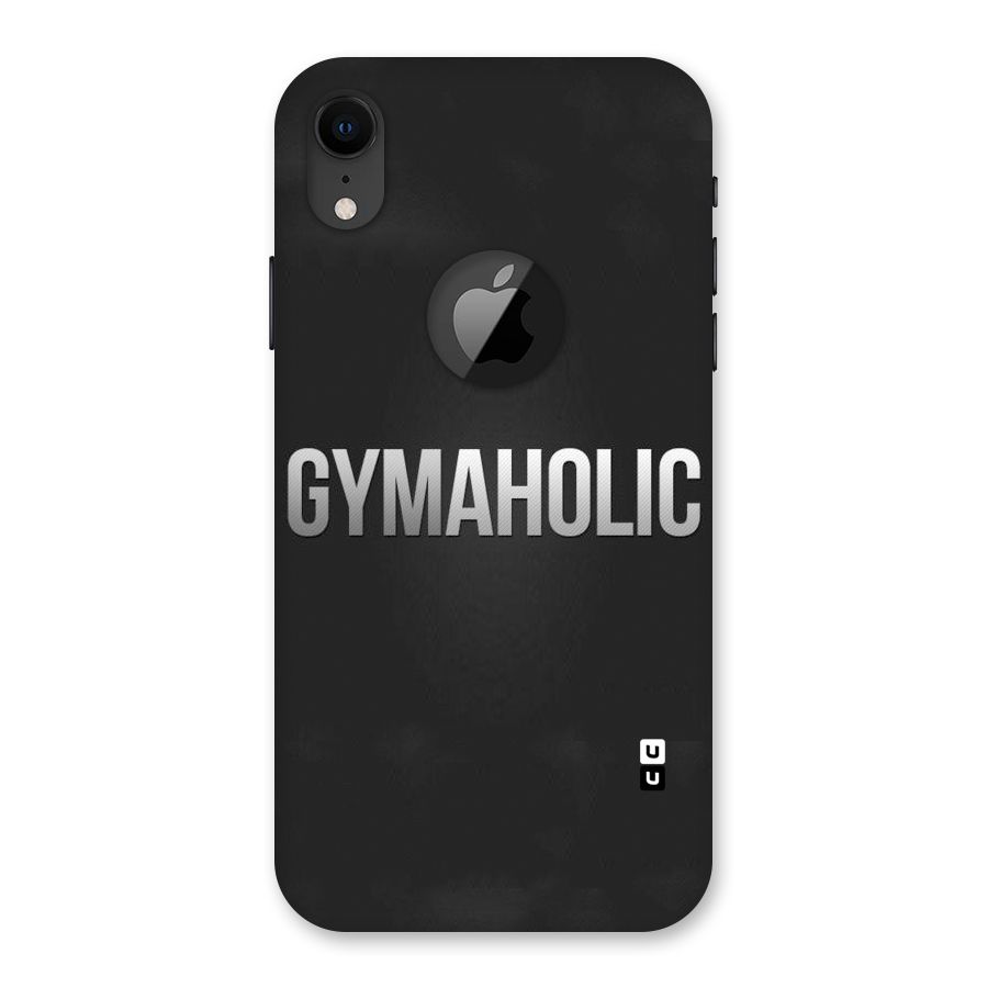 Gymaholic Back Case for iPhone XR Logo Cut