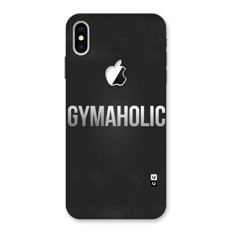 Gymaholic Back Case for iPhone XS Max Apple Cut