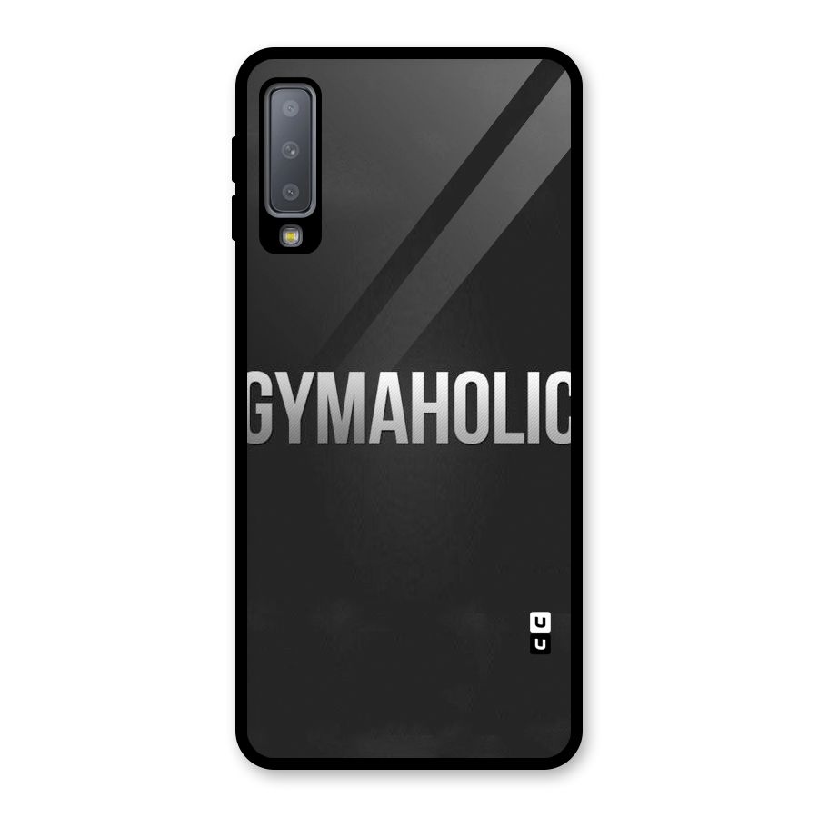 Gymaholic Glass Back Case for Galaxy A7 (2018)