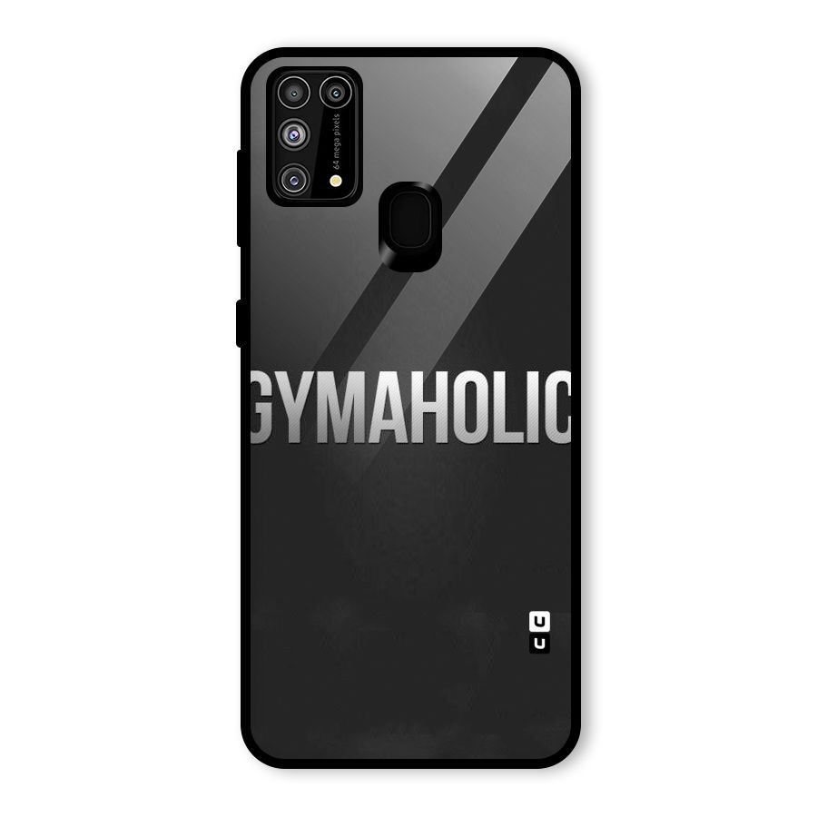 Gymaholic Glass Back Case for Galaxy F41