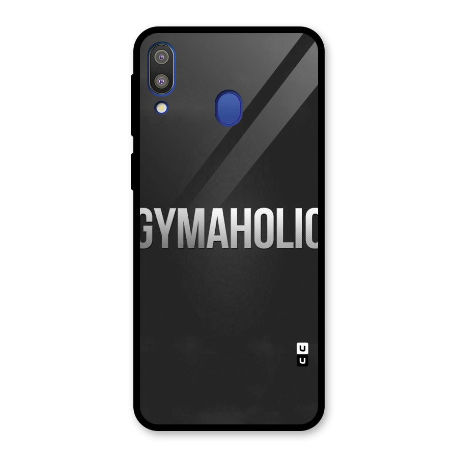 Gymaholic Glass Back Case for Galaxy M20