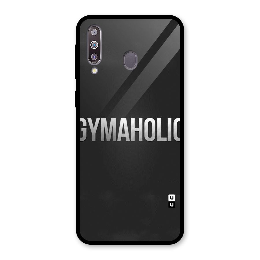 Gymaholic Glass Back Case for Galaxy M30