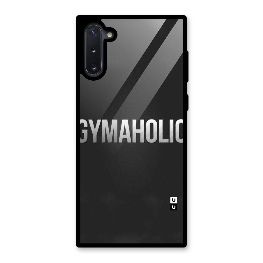 Gymaholic Glass Back Case for Galaxy Note 10