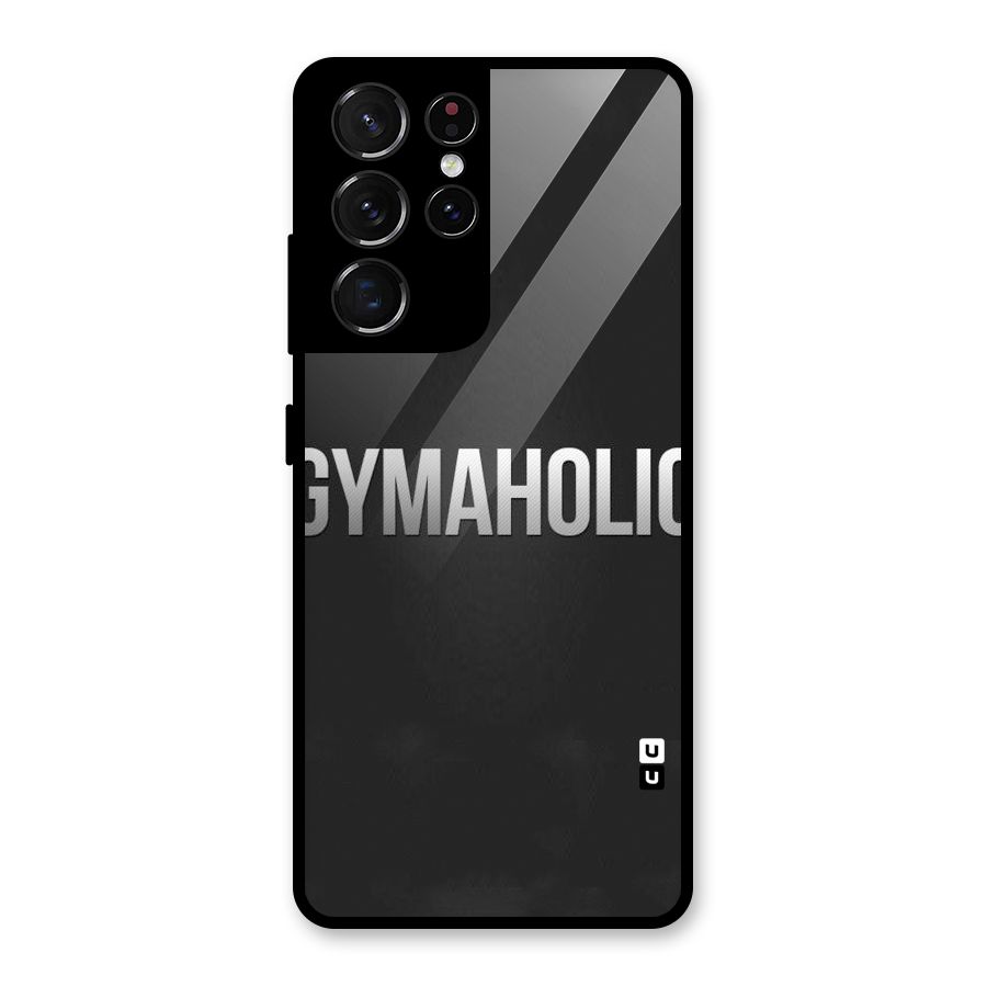 Gymaholic Glass Back Case for Galaxy S21 Ultra 5G