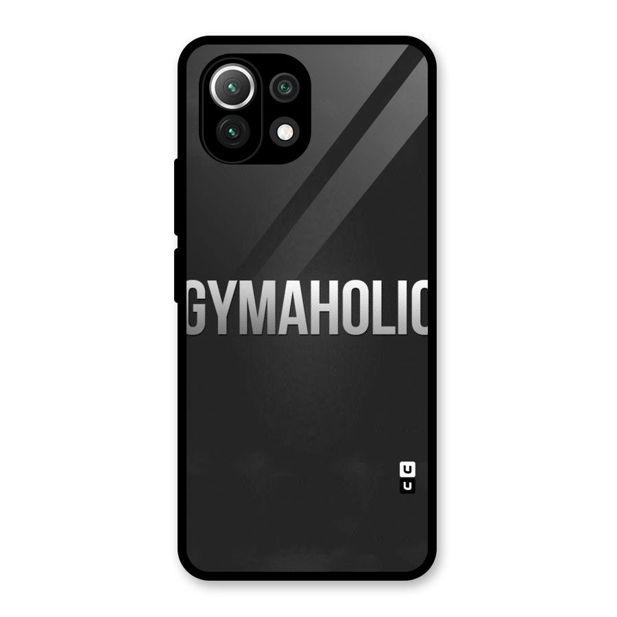 Gymaholic Glass Back Case for Mi 11 Lite