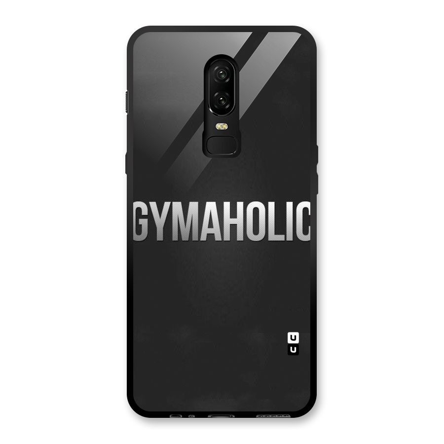 Gymaholic Glass Back Case for OnePlus 6