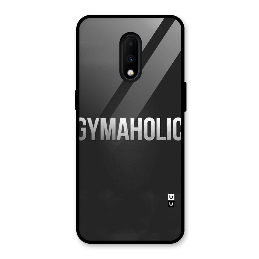 Gymaholic Glass Back Case for OnePlus 7