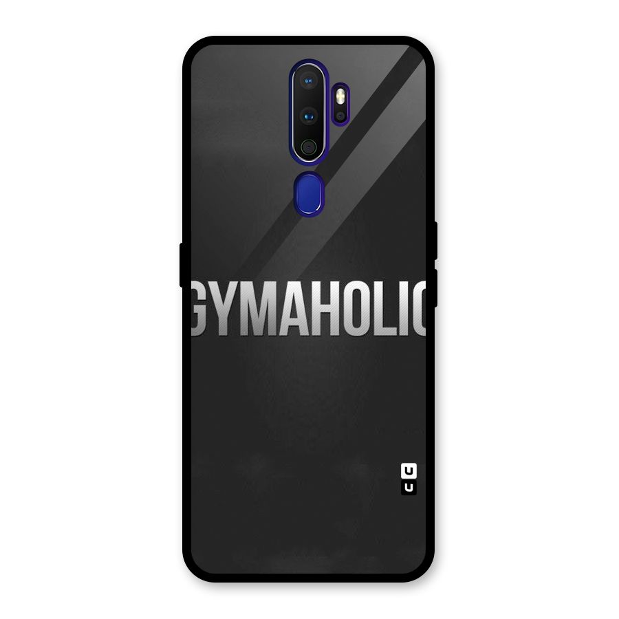 Gymaholic Glass Back Case for Oppo A9 (2020)