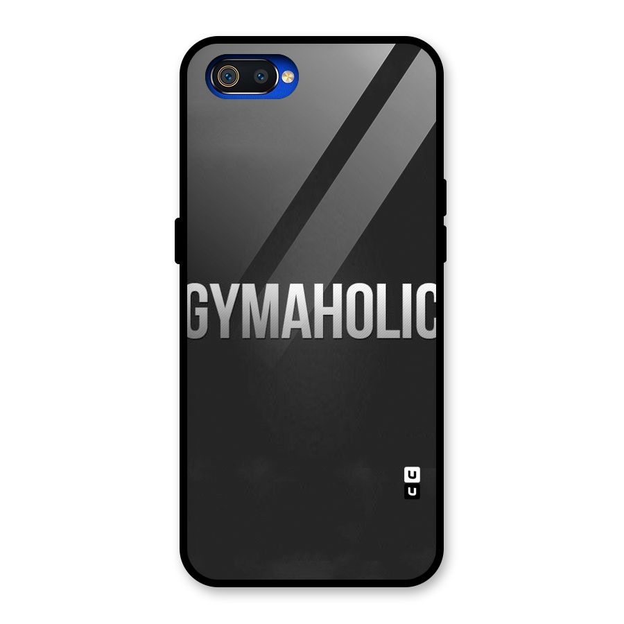 Gymaholic Glass Back Case for Realme C2