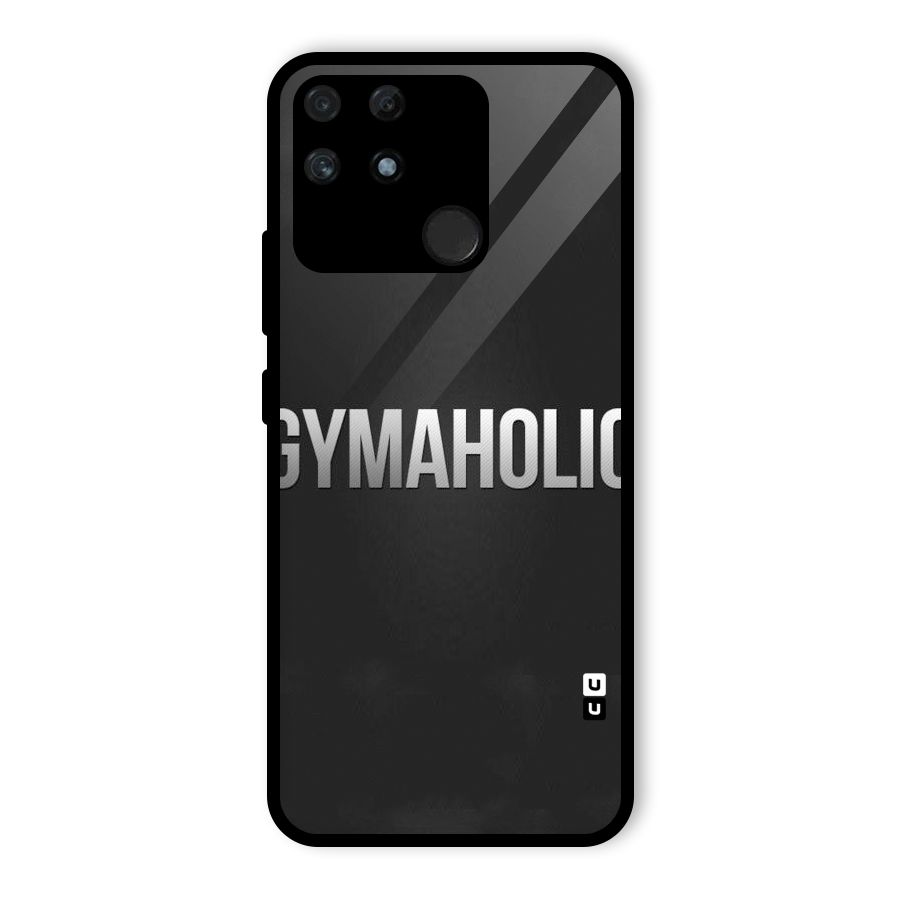 Gymaholic Glass Back Case for Realme Narzo 50A