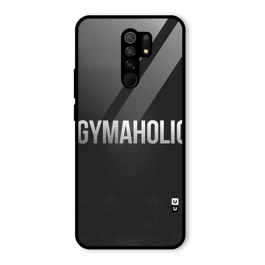 Gymaholic Glass Back Case for Redmi 9 Prime