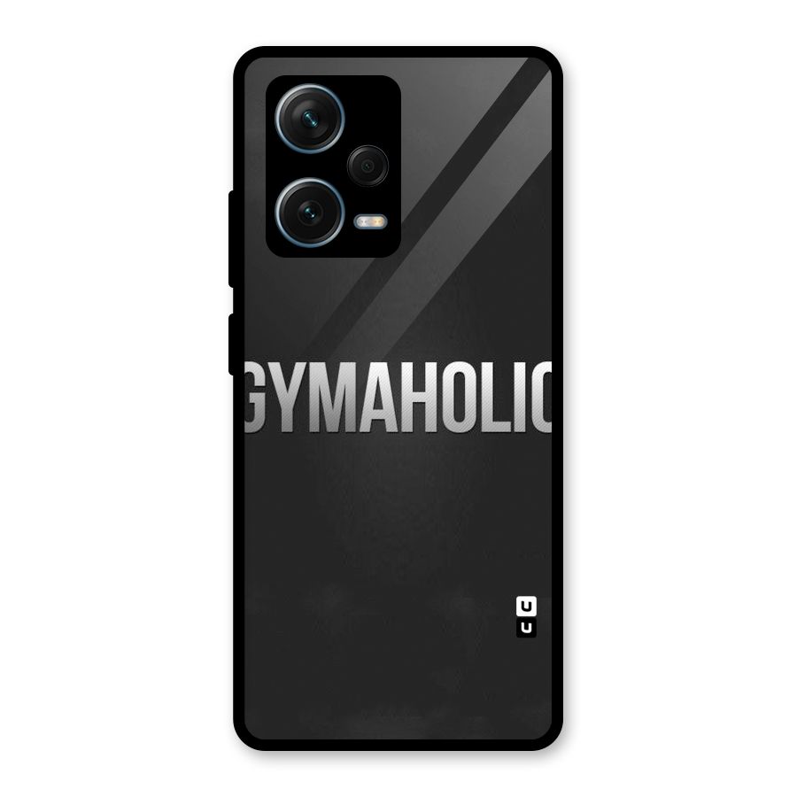 Gymaholic Glass Back Case for Redmi Note 12 Pro Plus 5G
