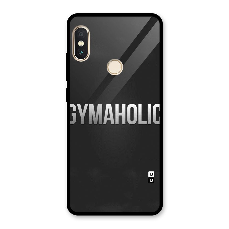 Gymaholic Glass Back Case for Redmi Note 5 Pro