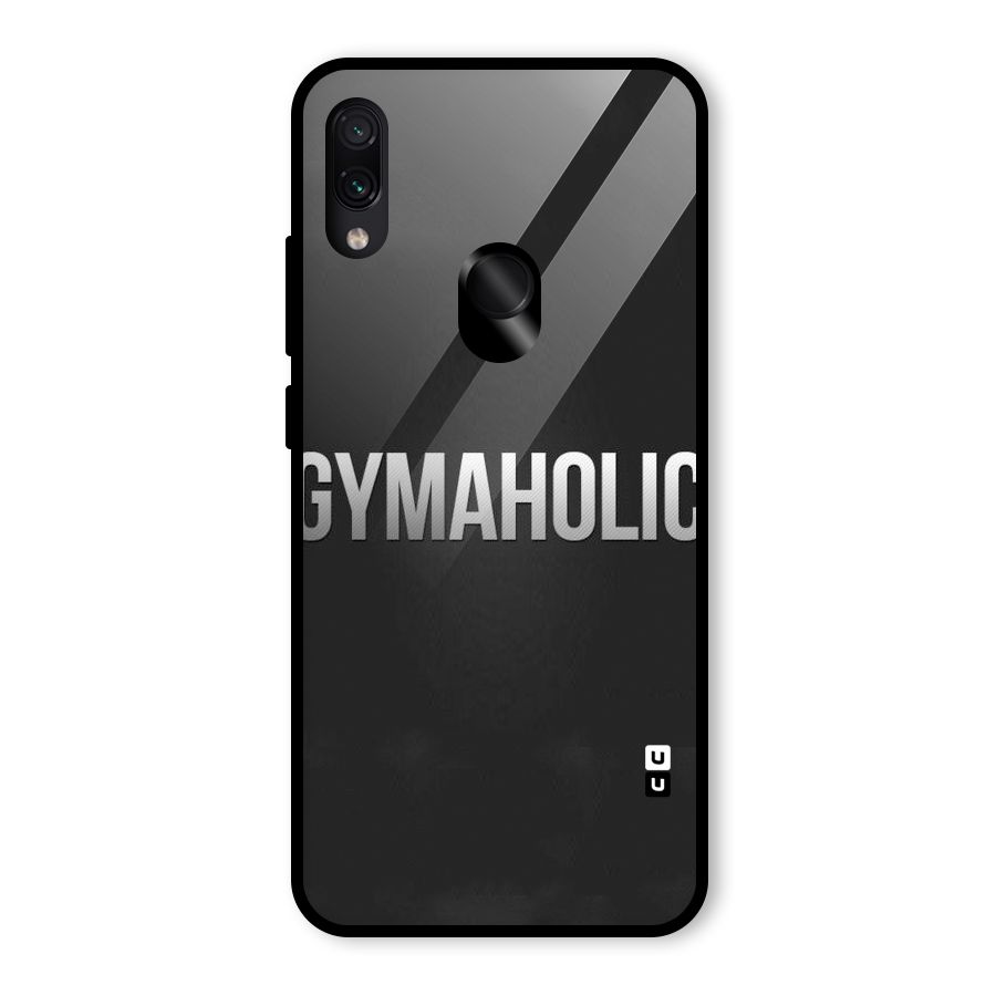 Gymaholic Glass Back Case for Redmi Note 7 Pro