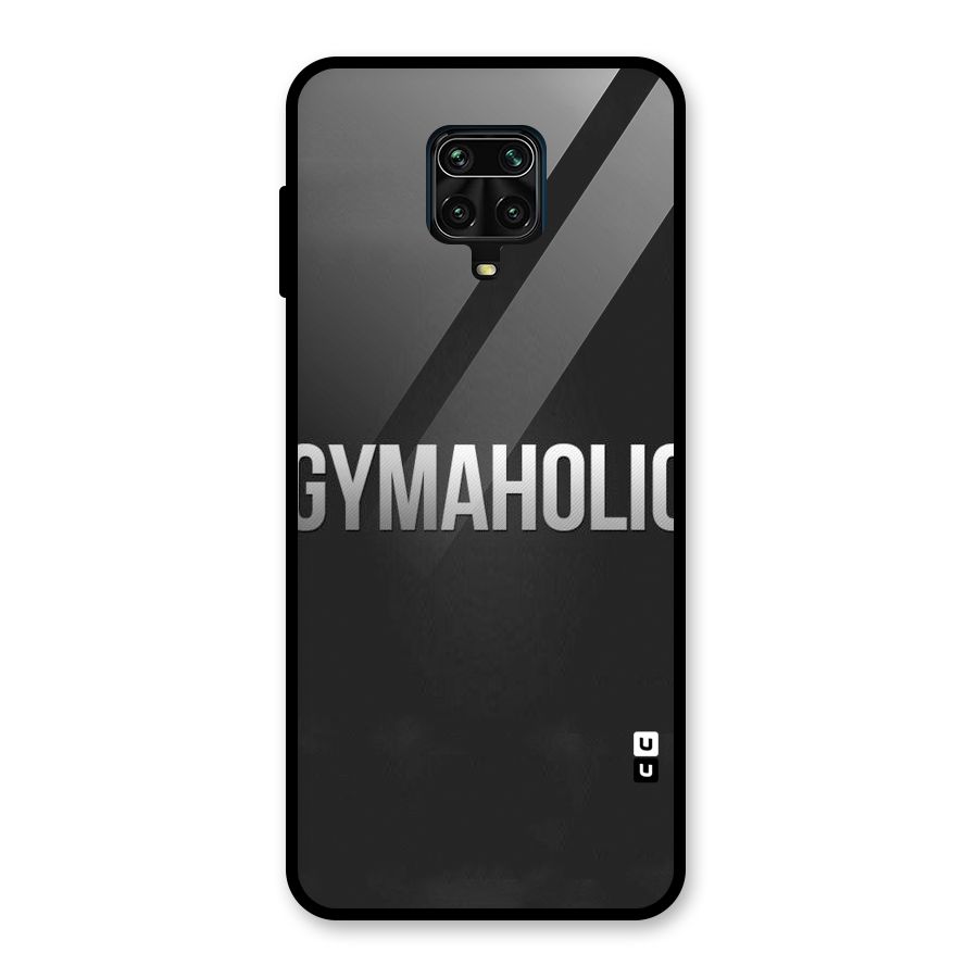 Gymaholic Glass Back Case for Redmi Note 9 Pro