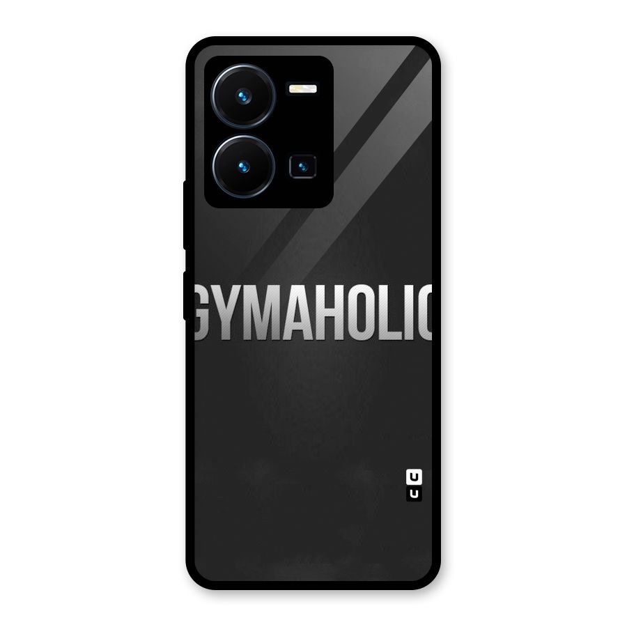 Gymaholic Glass Back Case for Vivo Y35