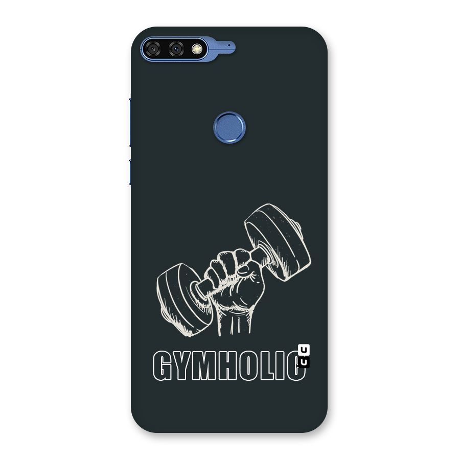 Gymholic Design Back Case for Honor 7C