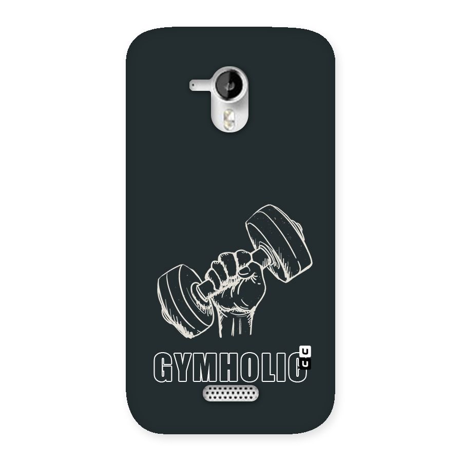 Gymholic Design Back Case for Micromax Canvas HD A116
