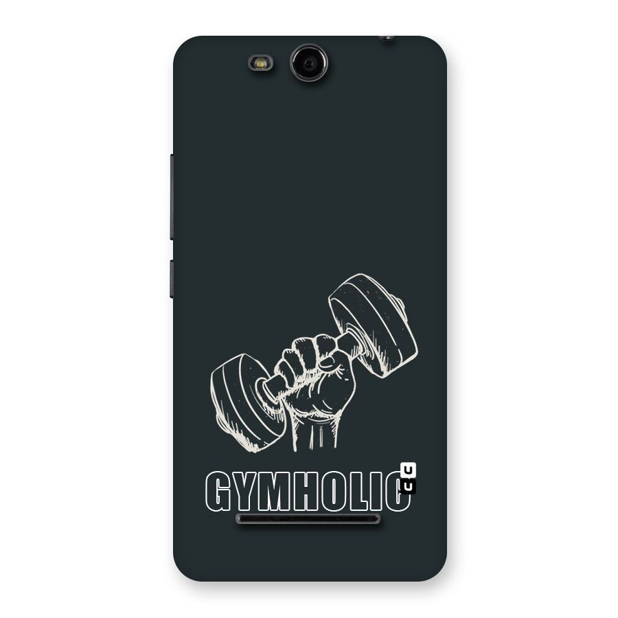 Gymholic Design Back Case for Micromax Canvas Juice 3 Q392
