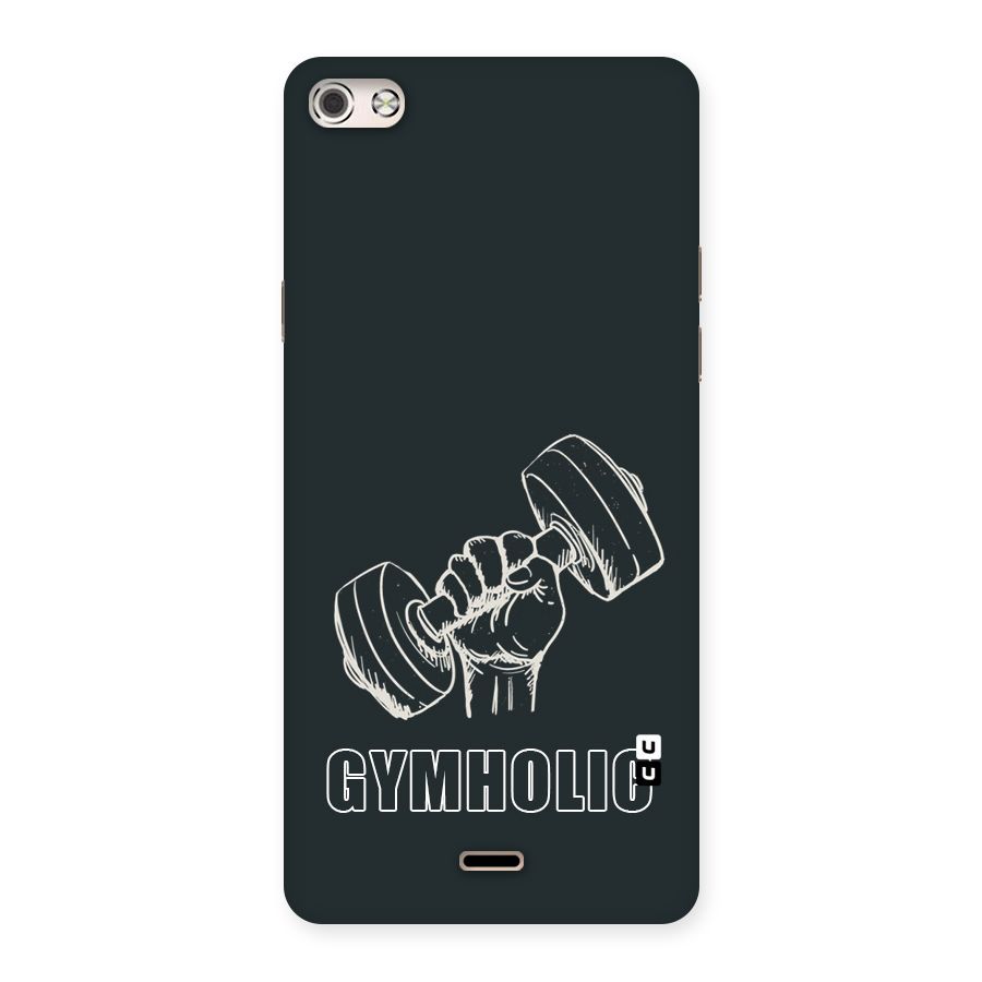 Gymholic Design Back Case for Micromax Canvas Silver 5