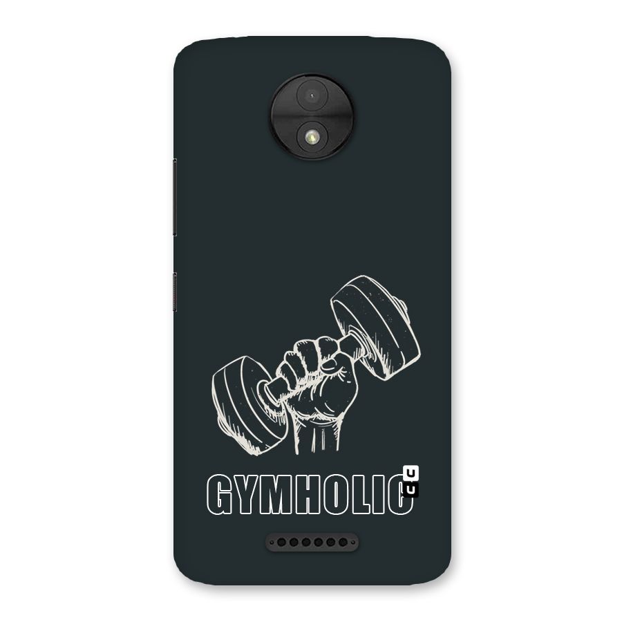 Gymholic Design Back Case for Moto C