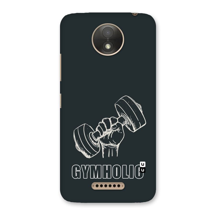 Gymholic Design Back Case for Moto C Plus