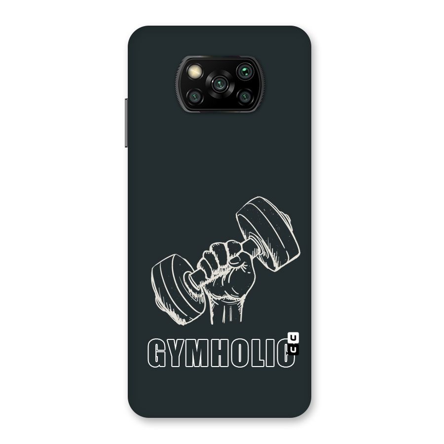 Gymholic Design Back Case for Poco X3
