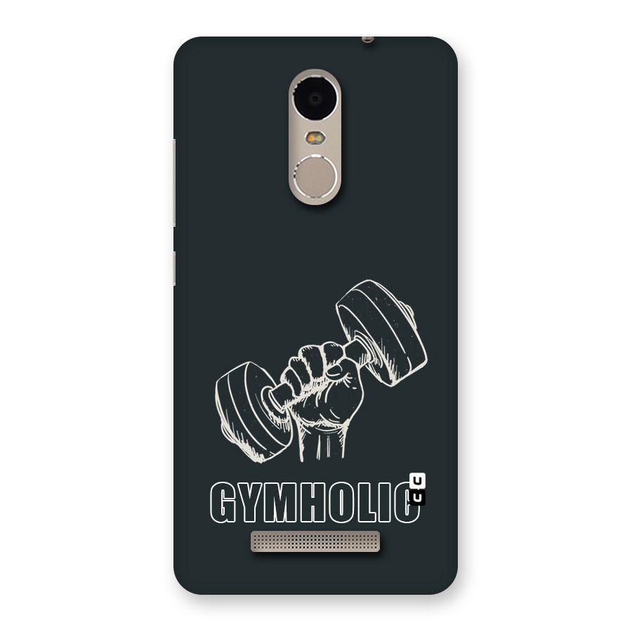 Gymholic Design Back Case for Xiaomi Redmi Note 3